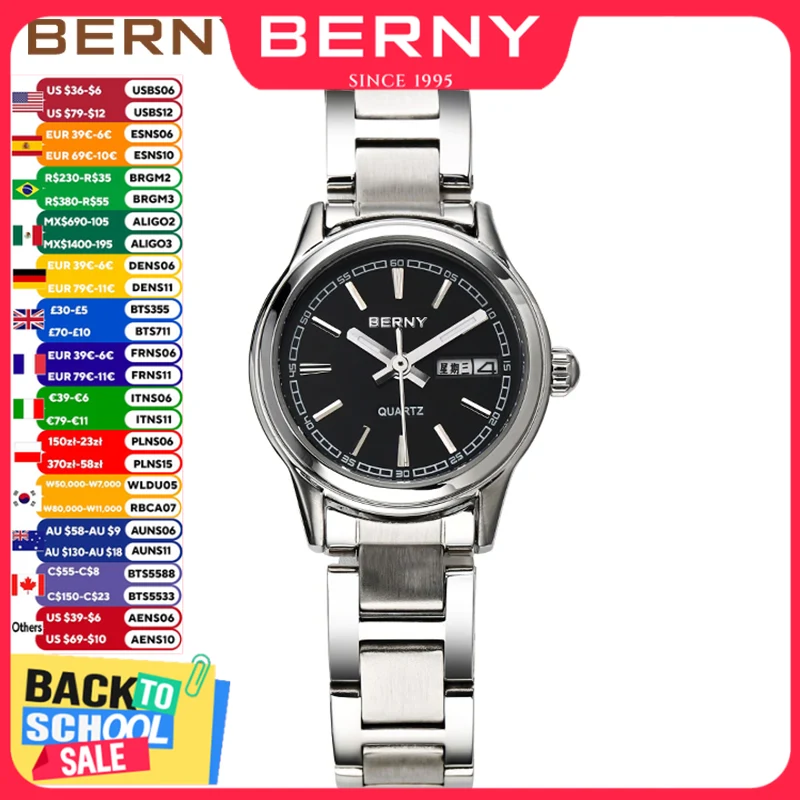 Luxury Watch Japan - Relógio de Luxo para Mulheres BERNY