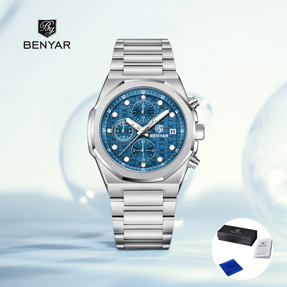 Luxury Watch Safe - 2025 novos relógios masculinos benyar topo
