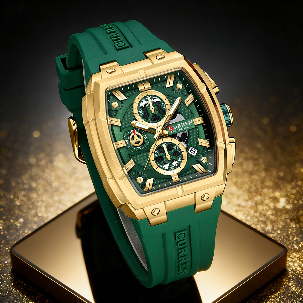 Luxury Watch Safe - Relógio de Luxo Vintage CURREN para