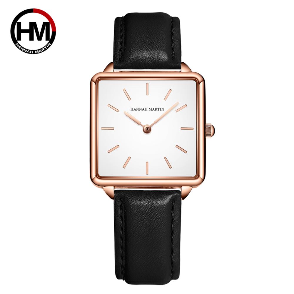 Luxury Watch Japan - Relógio de pulso de couro genuíno