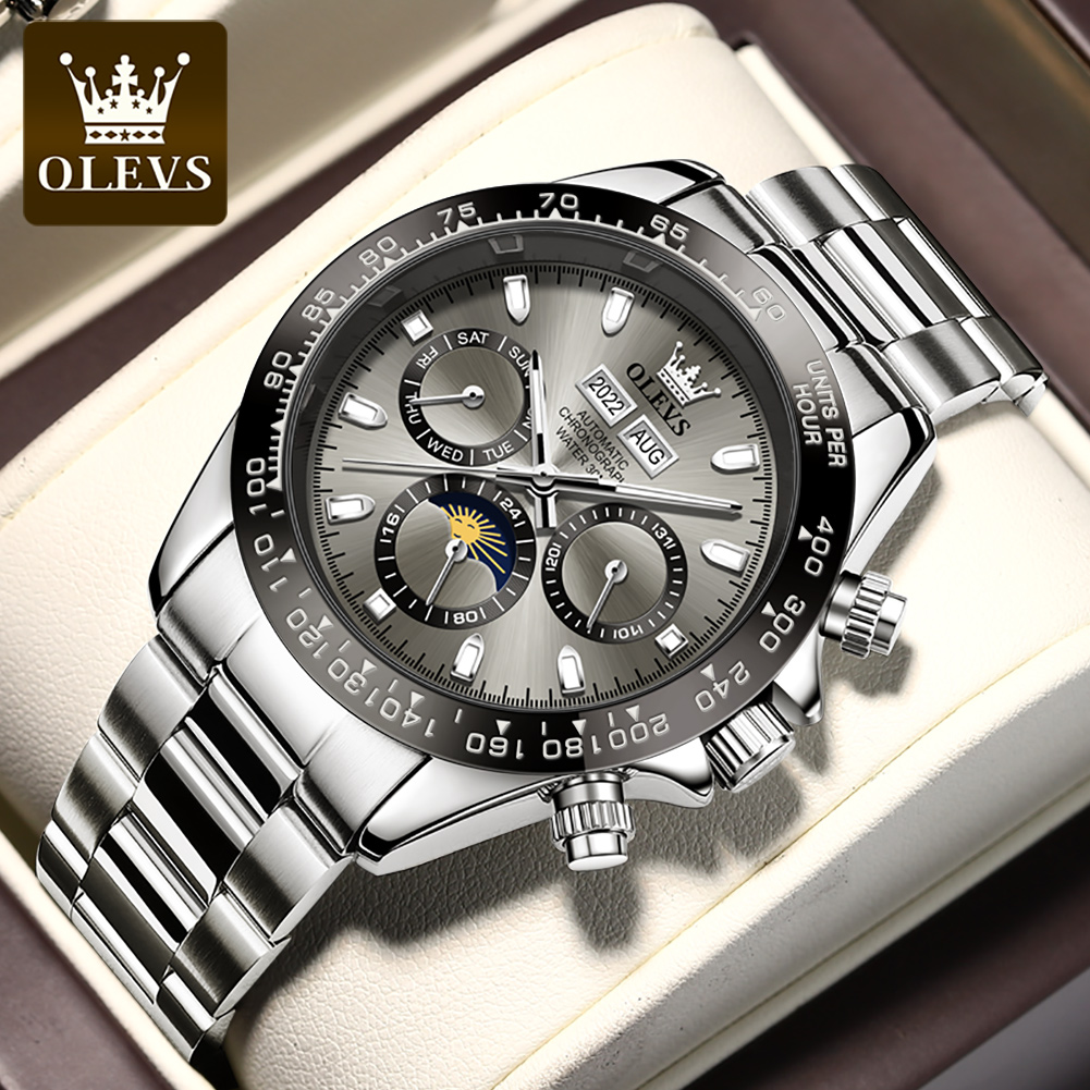 Chronograph Flyback Watch - Olevs 6654 relógio masculino de luxo