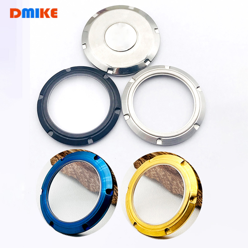 Bronze Case Watch - Skx capa traseira transparente adequada para
