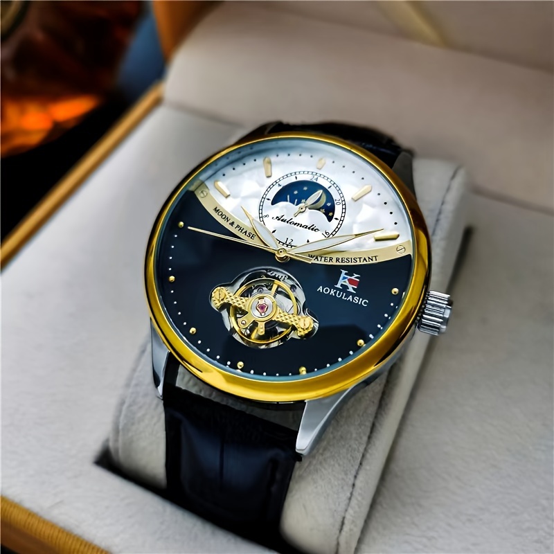 Luxury Watch Korea - Relógio Mecânico Masculino Luxuoso e Elegante,