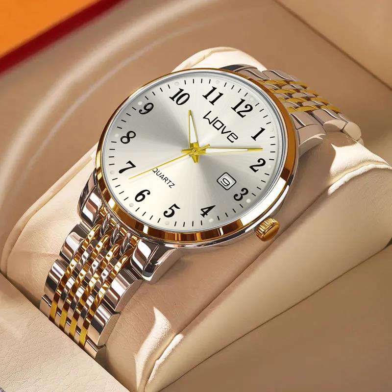 Luxury Watch Korea - Relógio Masculino de Luxo Leve, Simples,