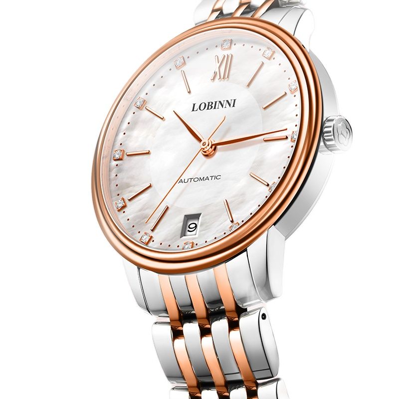 Luxury Watch Japan - Relógio Automático Mecânico Feminino LOBINNI com