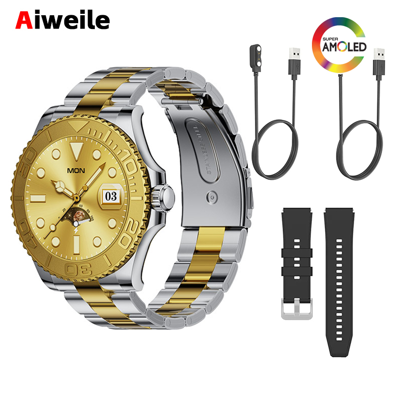 Luxury Watch Korea - Luxo smartwatch relógio inteligente masculino iate