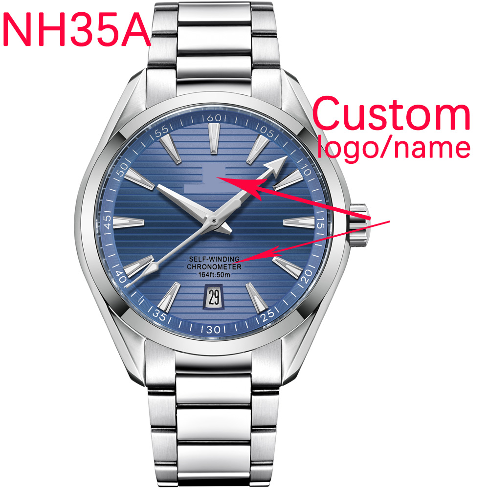 Luxury Watch Safe - Luxo nh35 movt logotipo personalizado 41mm