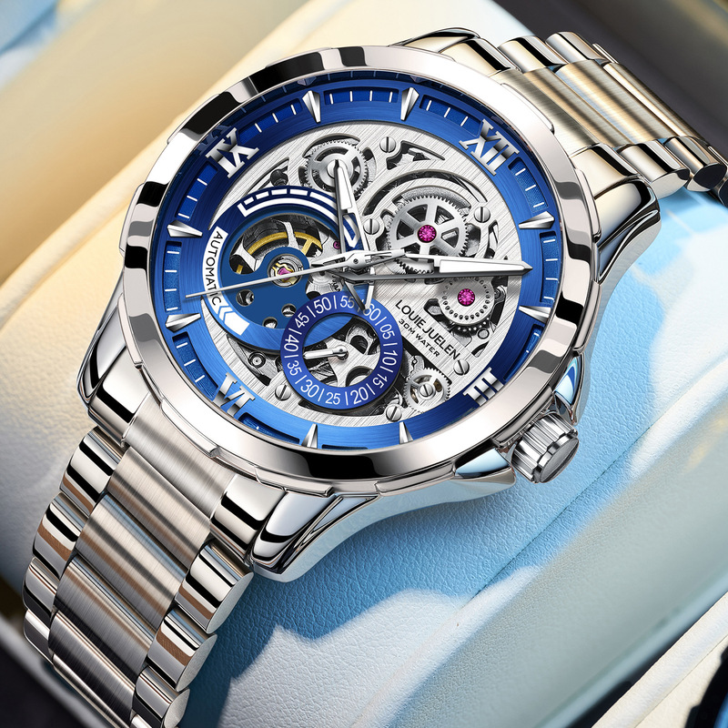 Chronograph Flyback Watch - Relógio Mecânico Automático Masculino, Relógio de