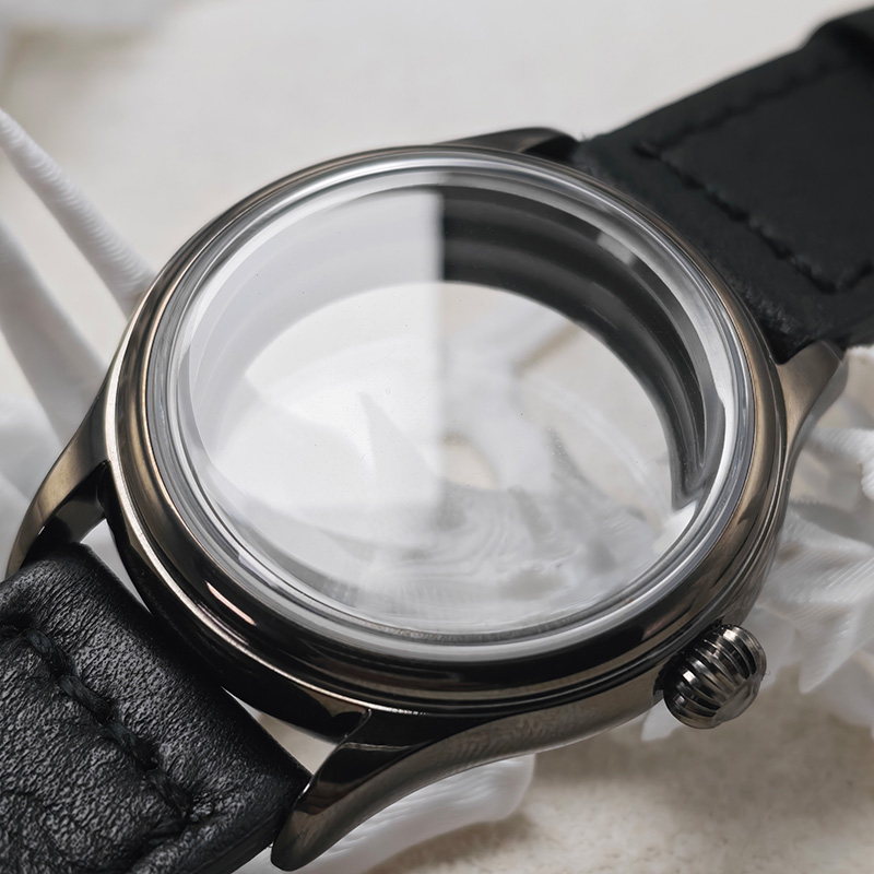 Bronze Case Watch - Caixa de Relógio Clássica Gun Grey