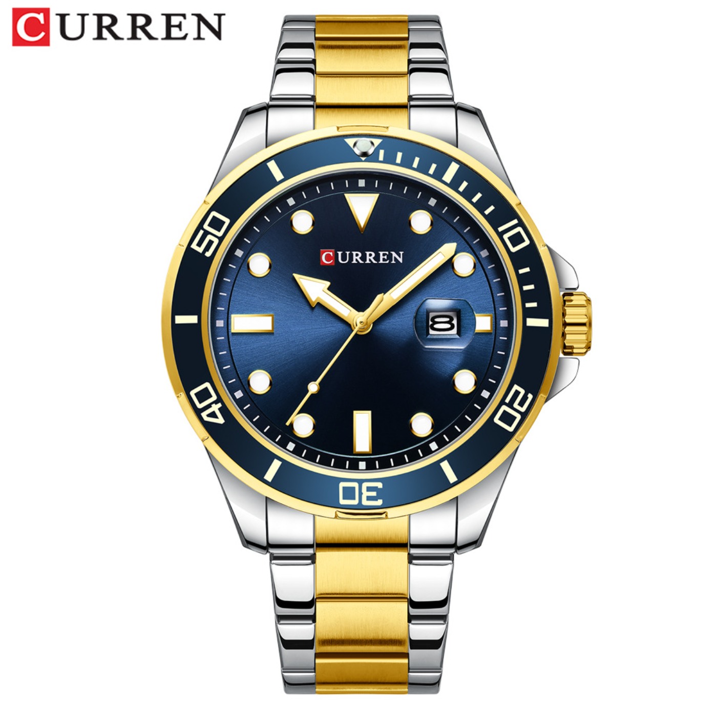 CURREN Nova Série Green Water  - Luxury Watch Brands avaliação e preço
