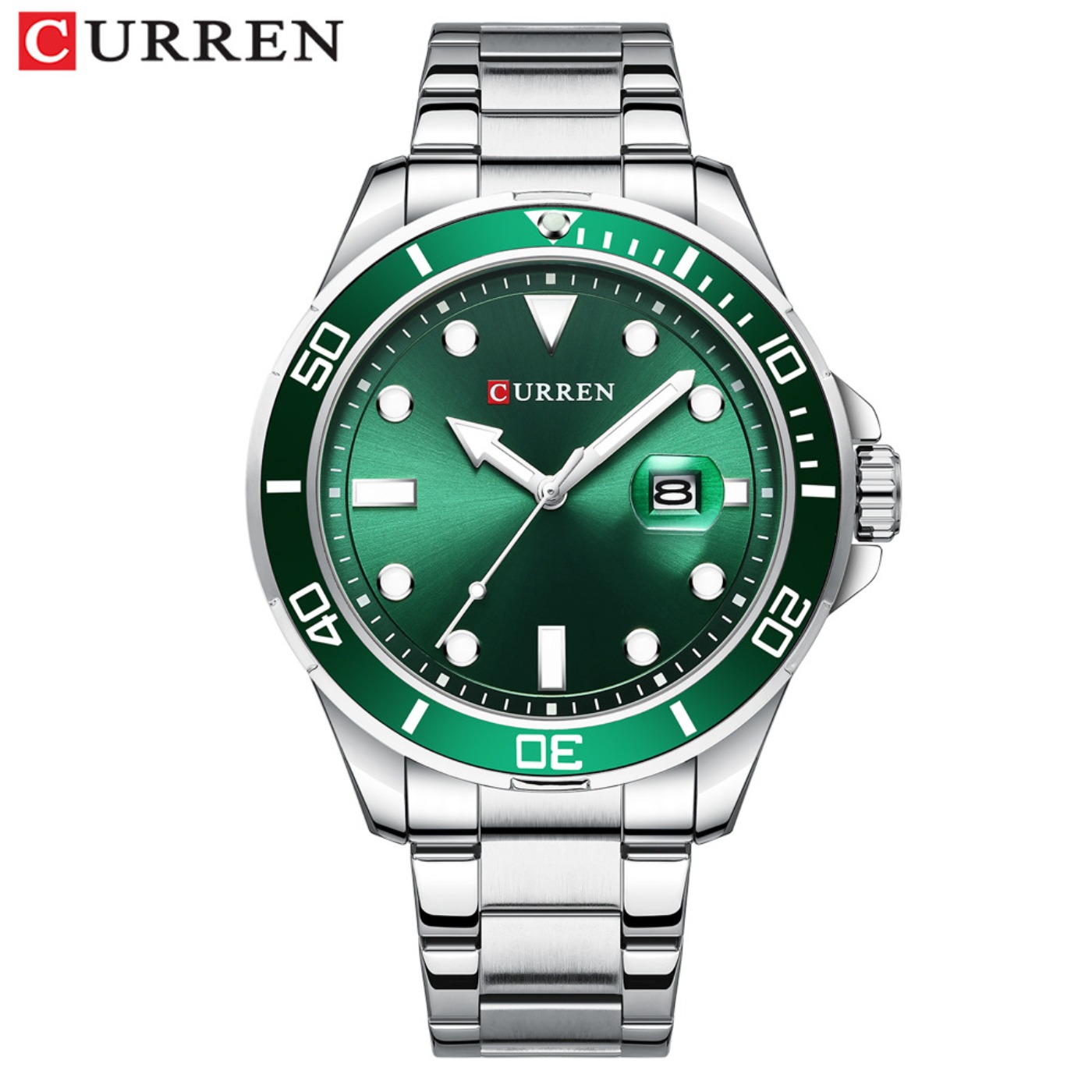 CURREN Nova Série Green Water  - Luxury Watch Brands avaliação e preço
