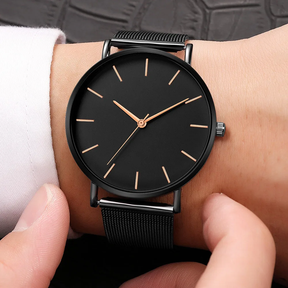 Lazer simples relógio feminino - Luxury Watch Safe avaliação e preço