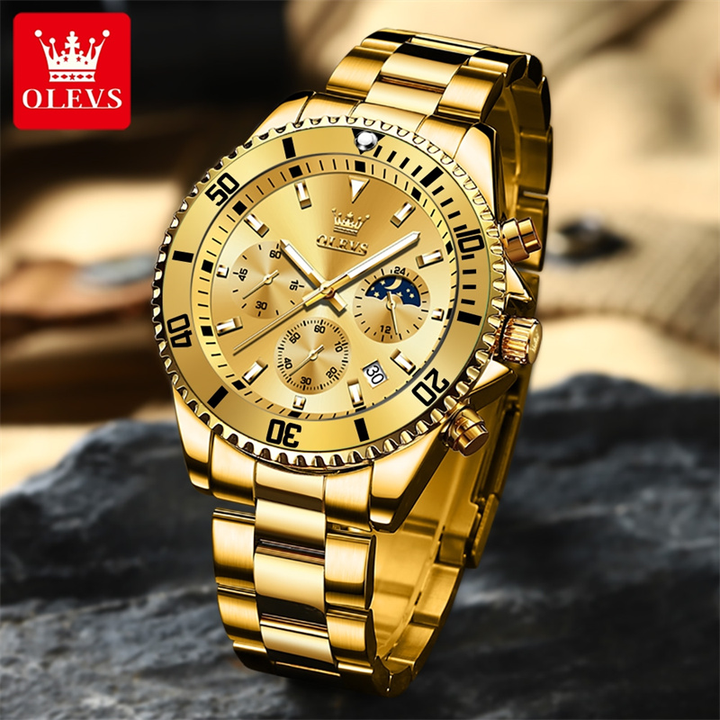 Olevs relógio masculino marca  - Luxury Watch Investment avaliação e preço