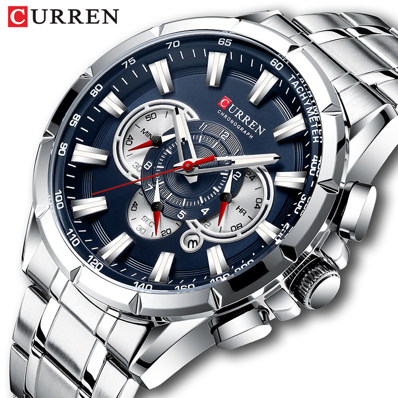 Curren relógio de pulso mascul - Luxury Watch Japan avaliação e preço