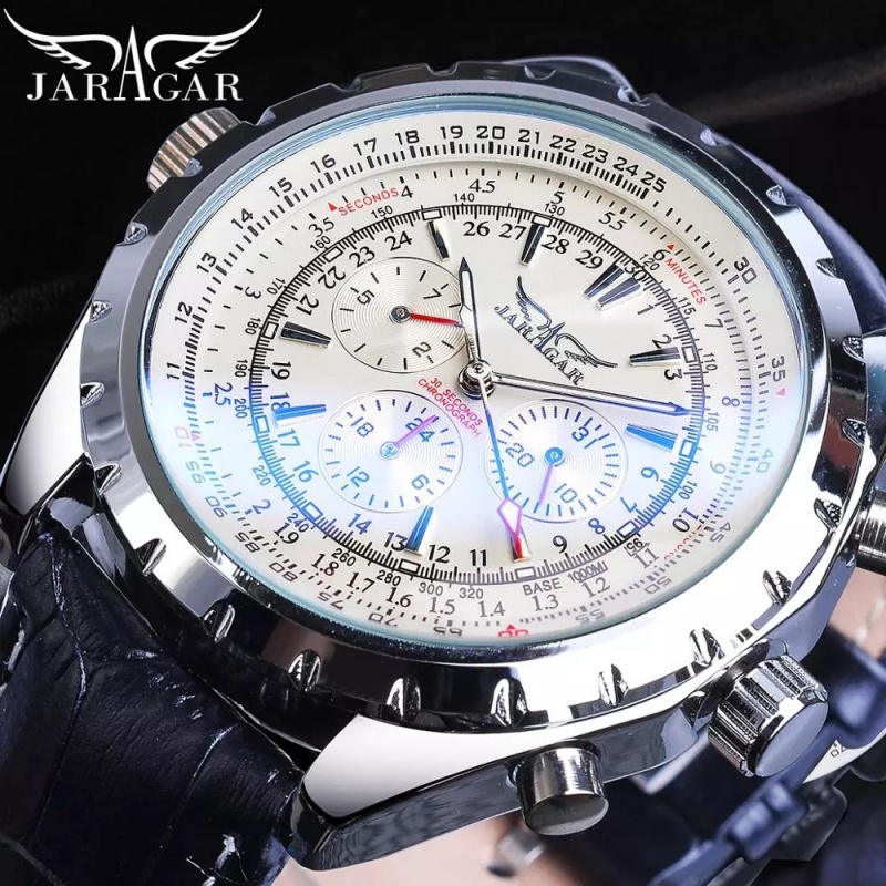 JARAGAR 212 Relógios Mecânicos - Chronograph Flyback Watch avaliação e preço