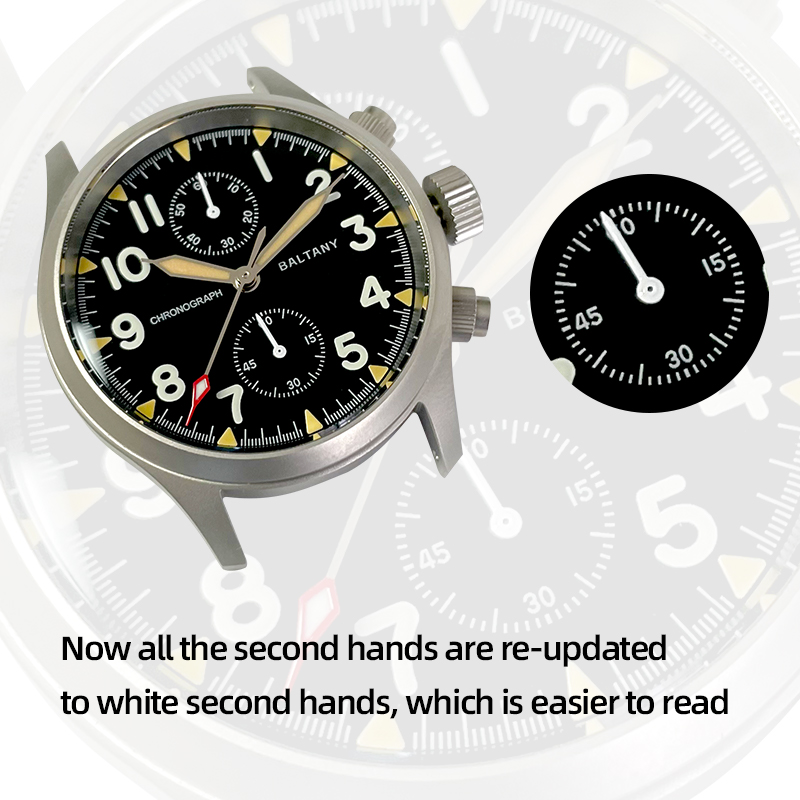 Baltany s5033 cronógrafo relóg - Chronograph Flyback Watch avaliação e preço