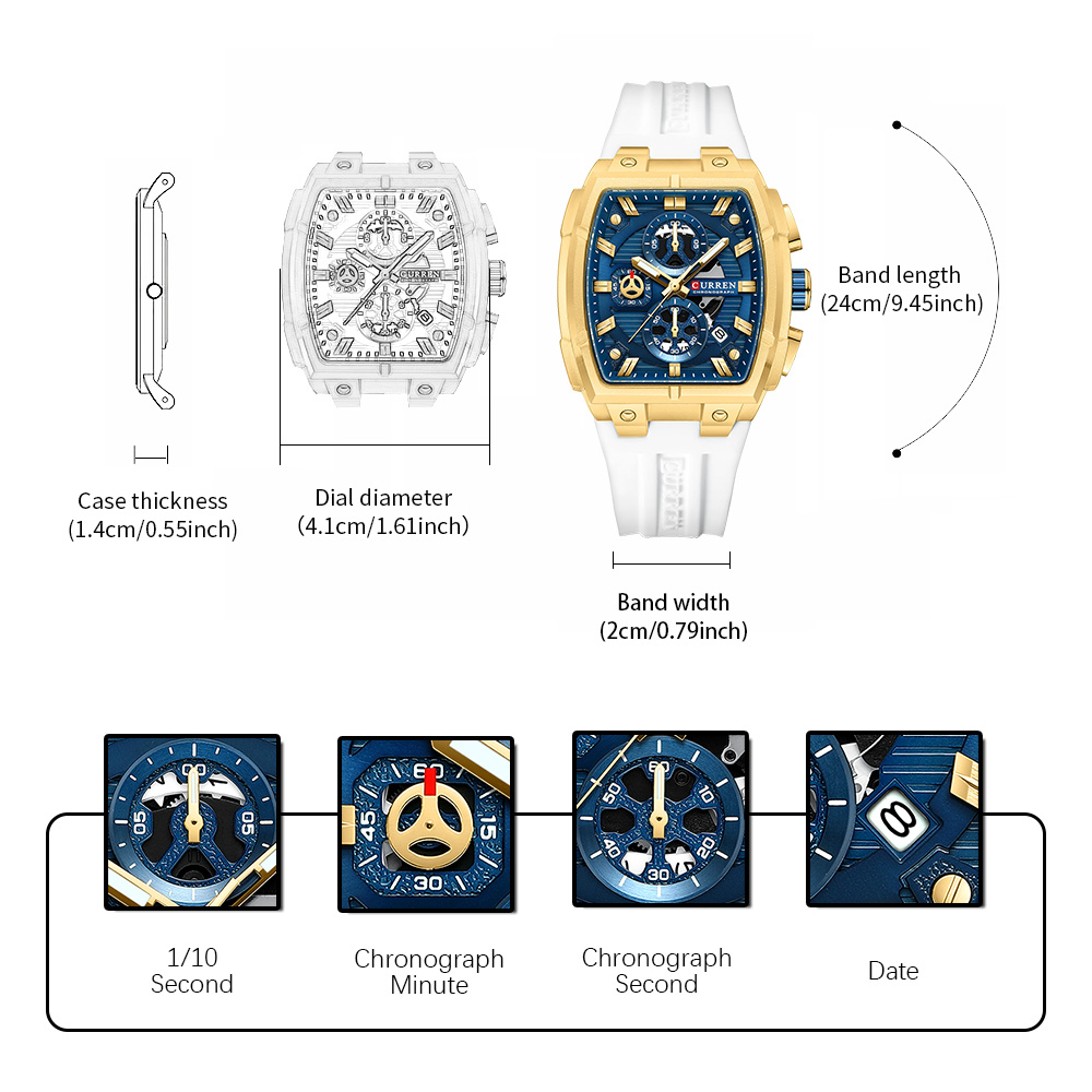 Relógio de Luxo Vintage CURREN - Luxury Watch Safe avaliação e preço