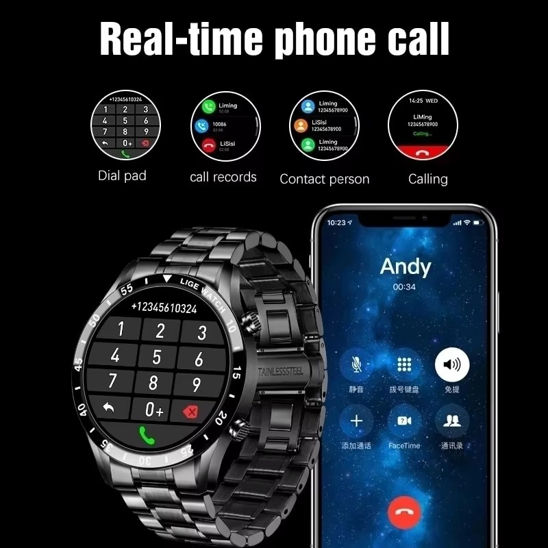Lige nova chamada bluetooth re - Luxury Watch Korea avaliação e preço