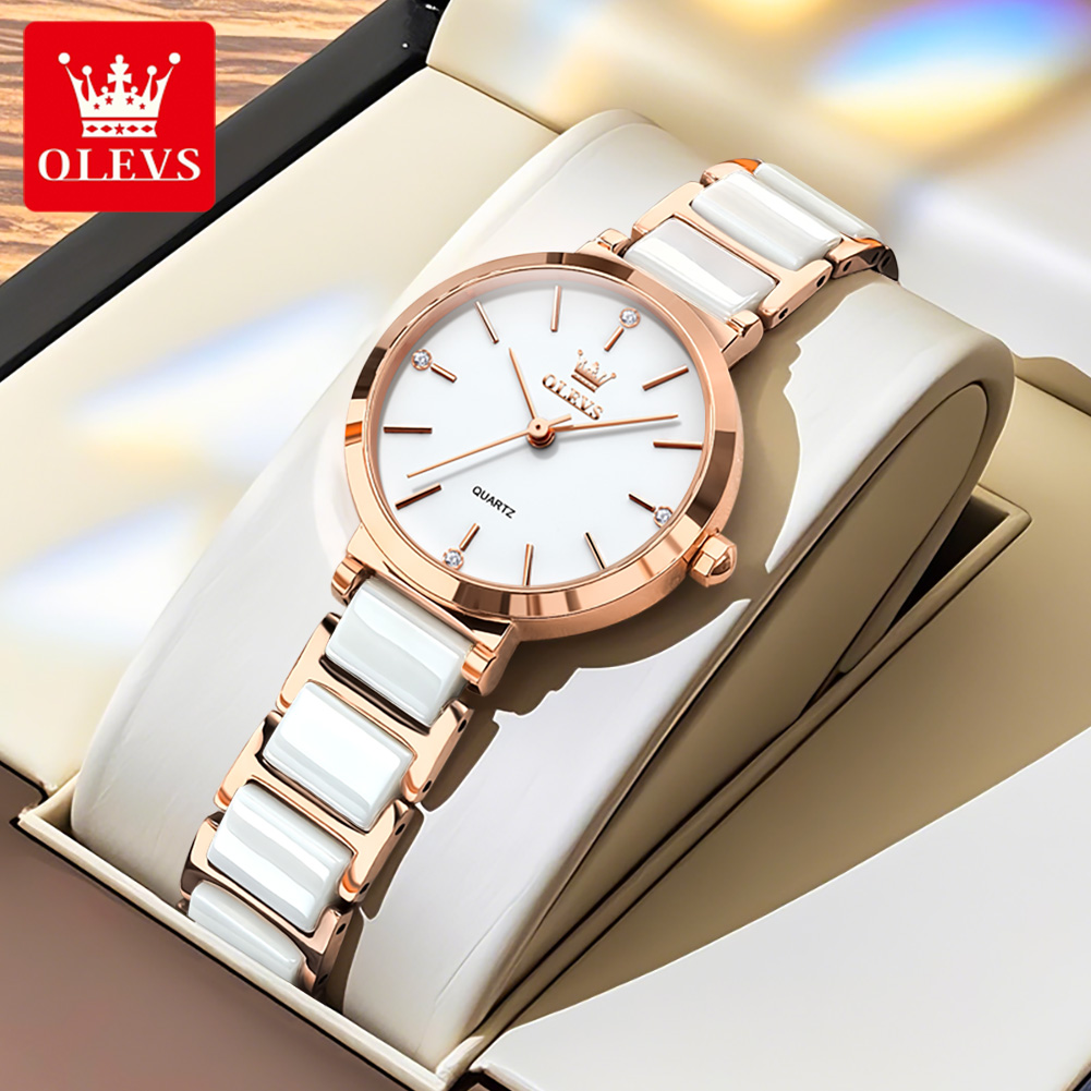 Olevs relógio feminino 5877 lu - Luxury Watch Brands avaliação e preço