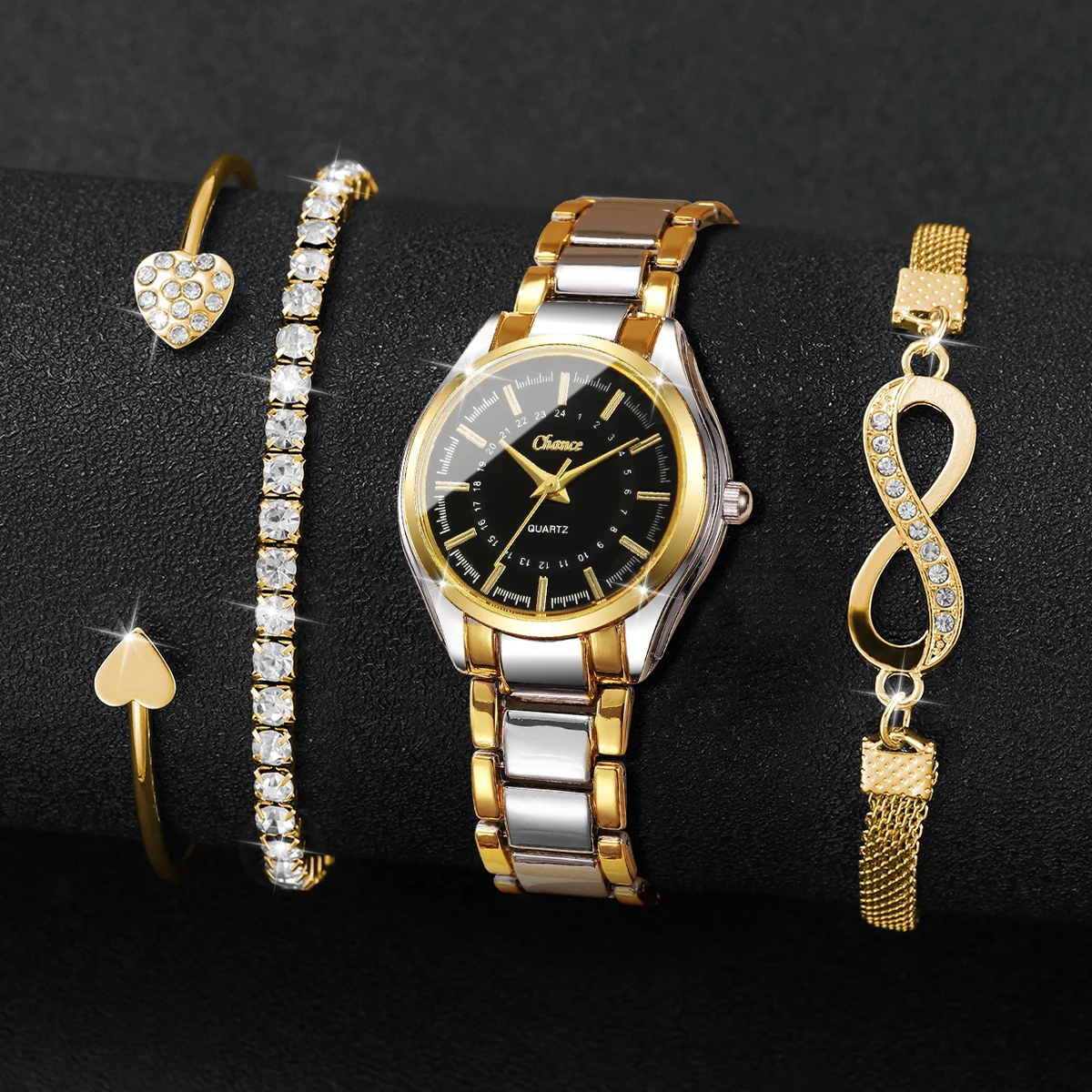 Conjunto de relógios femininos - Luxury Watch Safe avaliação e preço