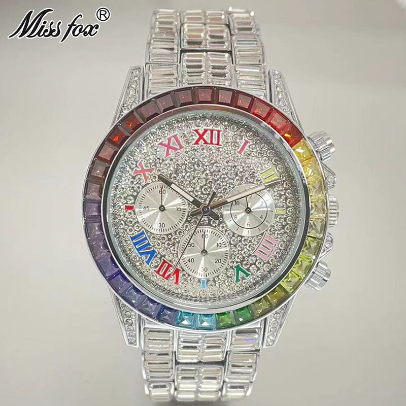 MISSFOX-Relógio gelado de luxo - Luxury Watch Investment avaliação e preço