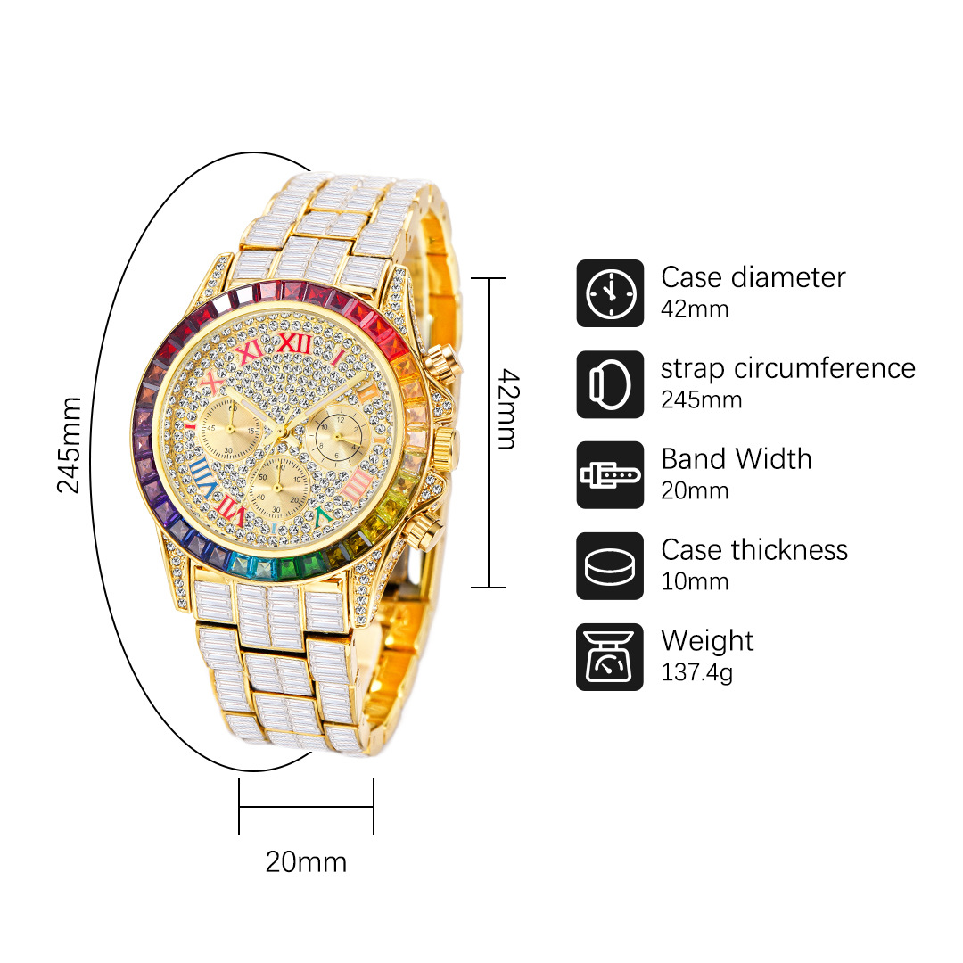 MISSFOX-Relógio gelado de luxo - Luxury Watch Investment avaliação e preço