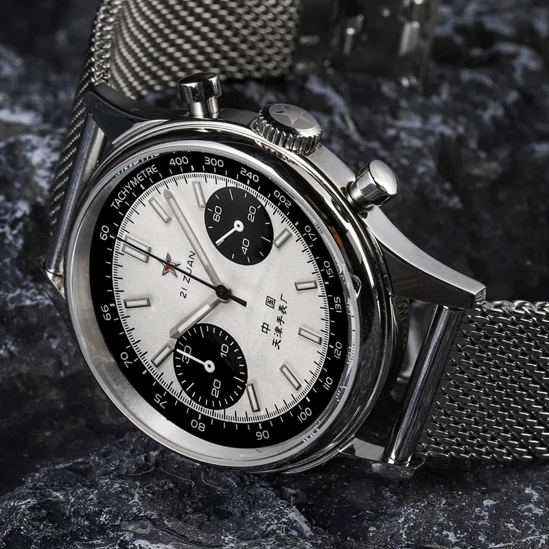 42mm china aviação cronógrafo  - Chronograph Flyback Watch avaliação e preço