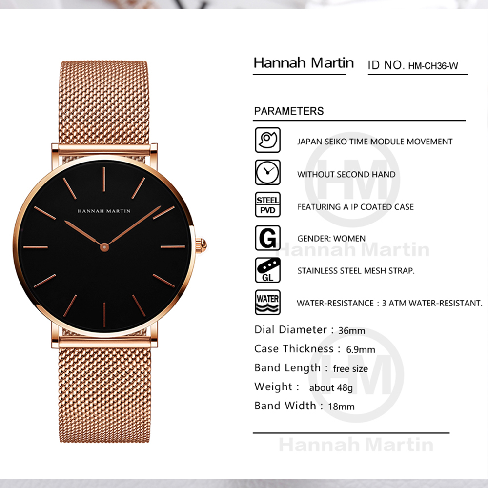 Hannah martin marca superior r - Luxury Watch Japan avaliação e preço