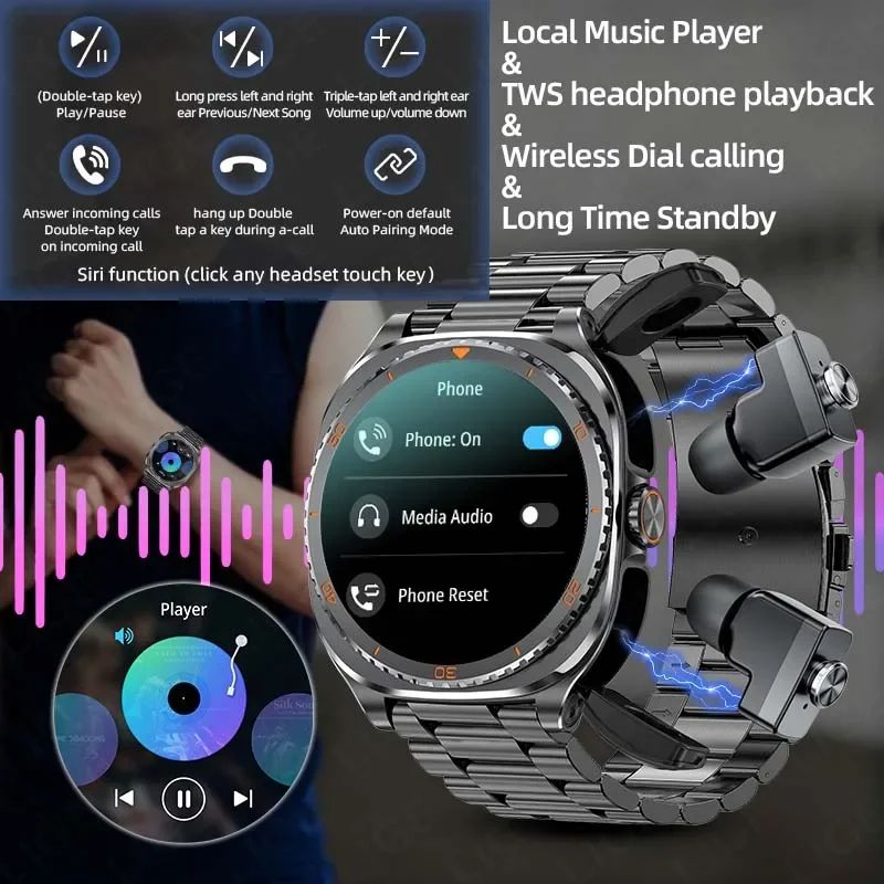 Novo 2026 tws 2-em-1 fone de o - Luxury Watch Korea avaliação e preço