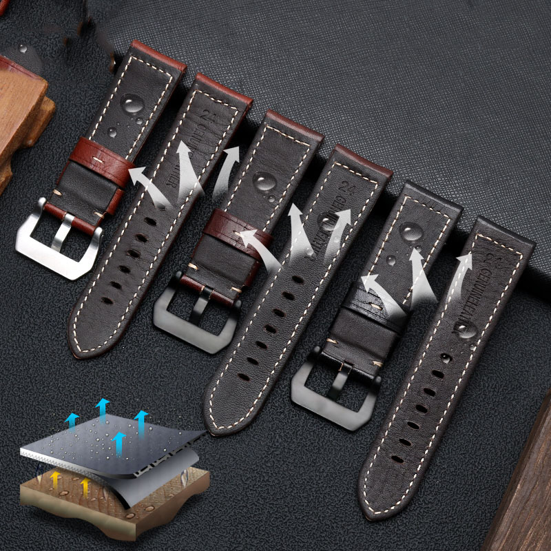 Pulseira de relógio de couro g - Luxury Watch Panerai avaliação e preço