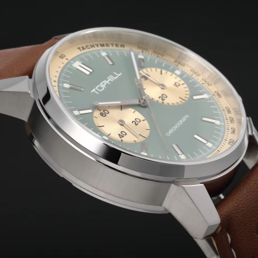 Relógio mecânico masculino TOP - Chronograph Flyback Watch avaliação e preço